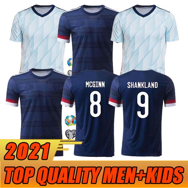 

new 20 21 scotland soccer jerseys 2020 2021 robertson fraser football shirt set naismith christie forrest mcginn men kids home away, Black;yellow