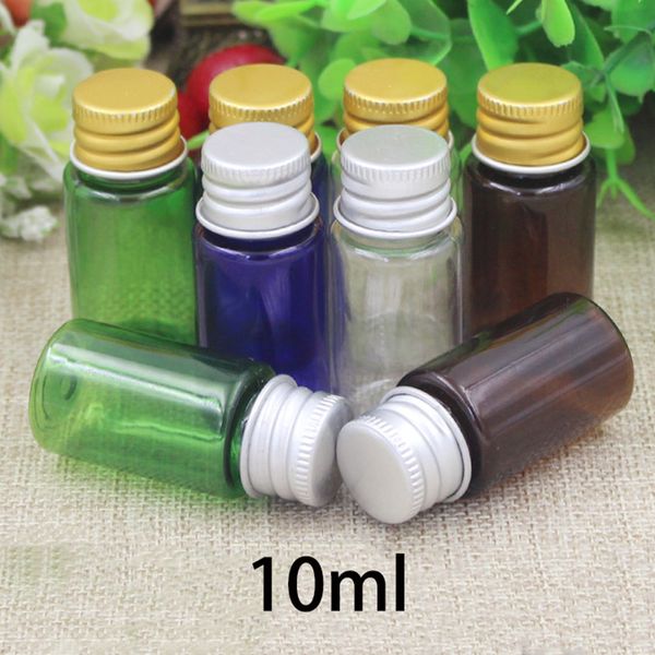 10 ml Leere Wasserflasche Kleine Kosmetik Make-Up Ätherisches Öl Parfüm Reiseverpackungsbehälter Kunststoff Innenstopfen Kostenloser Versand