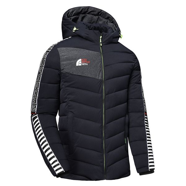 

mens 2020 autumn winter new casual thick waterproof jacket coat outwear fashion windproof hooded parkas jackets men