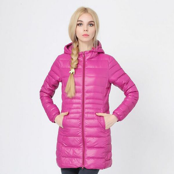 

women's changchun autumn coat, ultra light coat and bag with white duck feathers
