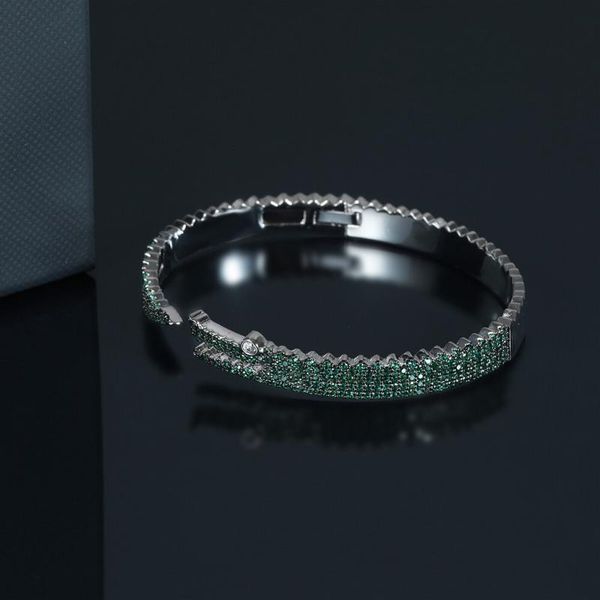 

factoryrstbcrystal new crocodile design fashion classic green 2020 open original brand women bracelet gift
