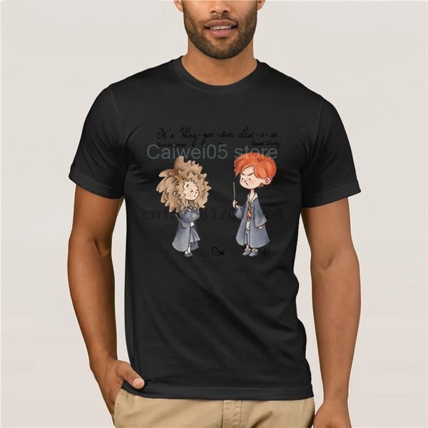

fashion t shirt 100% cotton or mans ron vs hermione wingardium leviosa by wonkienelle dcrpnb t-shirt for men sport hooded sweatshirt hoodie