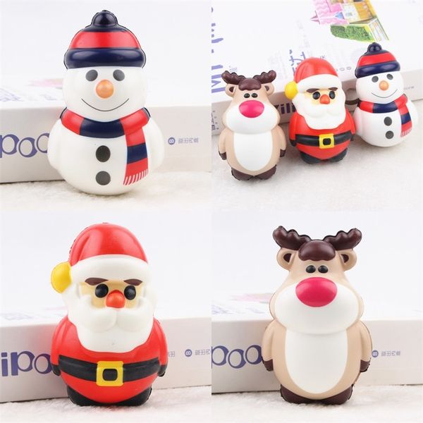 

christmas decor toys pressure ball slow rebound squishy pu simulation doll vent adults relieve stress balls portable 4mc f2