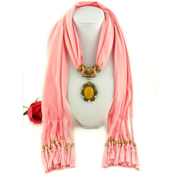 

runmeifa pendants necklaces scarf women iron alloy acrylic sun flower pendant scarf accessories scarf 200150 wmtebj bdesybag, Blue;gray