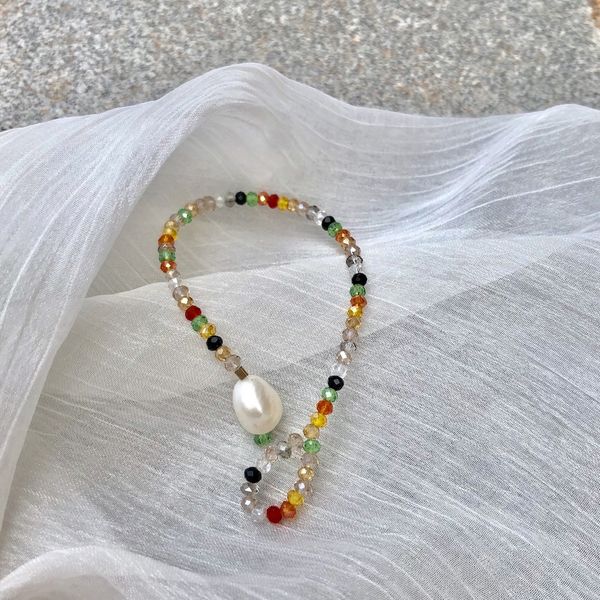 

f625k дизайн ручной работы летом радуги pearl изысканного барочная застежка свежего ювелирные изделий радуга лето ручного дизайн красочный б, Golden;silver