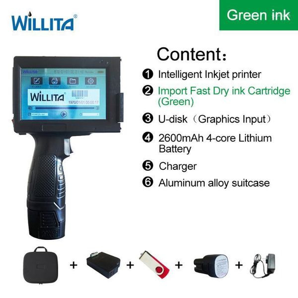 

printers sell handheld inkjet hand held inject jet printer with green ink1