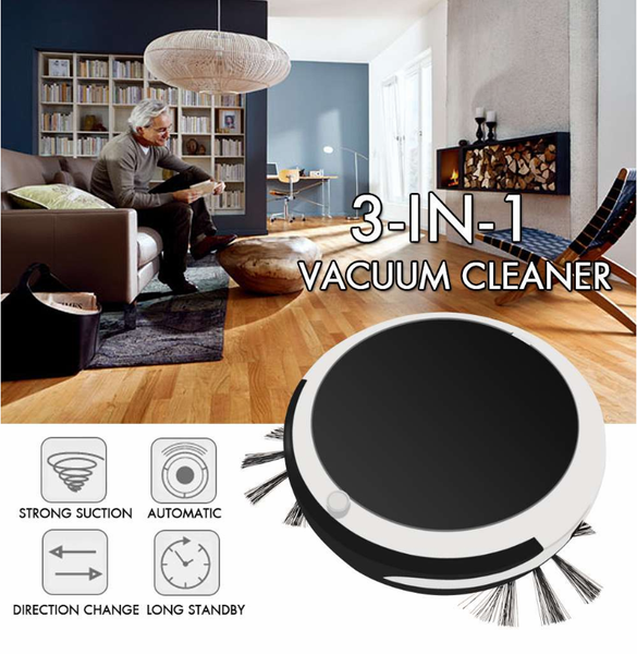 

3 in 1 multifunctional auto robot vacuum cleaner 1200pa dry wet mopping cleaning robot smart home rechargeable sweeping robot