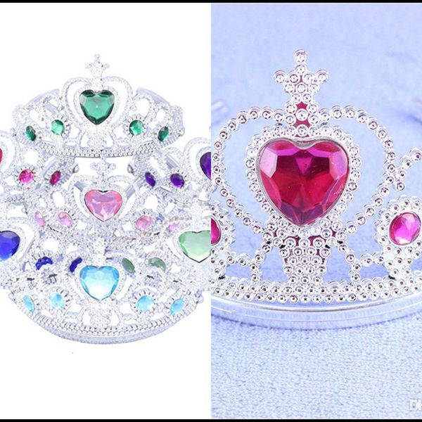

frozen love tiara baby girls prettybaby diamond girl 9 colors frozen plastic hairbands kids hair accessories pt0035#czfk