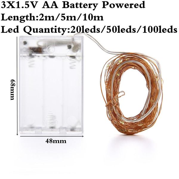 

светодиодные ленты 2х 5е 10й гирлянды купер провод led fairy рождественские огни свадебные украшения свет сад батарейки bbyyof wrhome