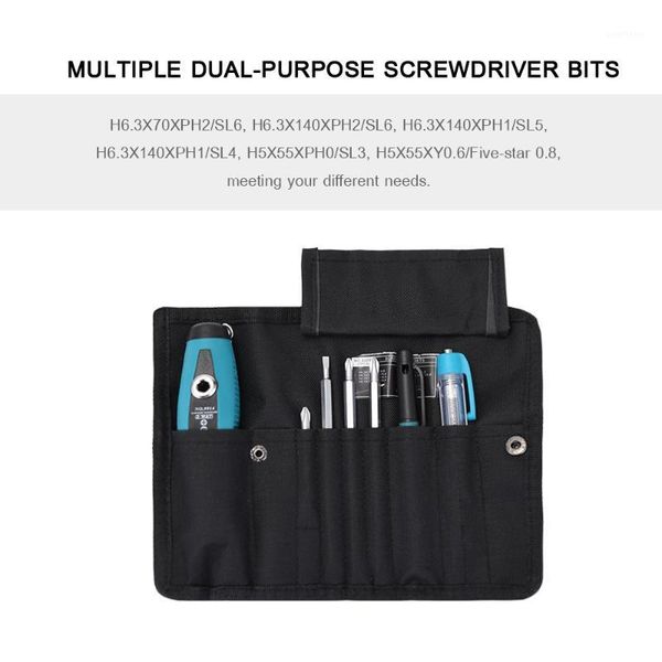 

penggong 7pcs screwdriver set test pencil dual-purpose handle pen-holder screwdriver tool set home repair tool kit 8028b1