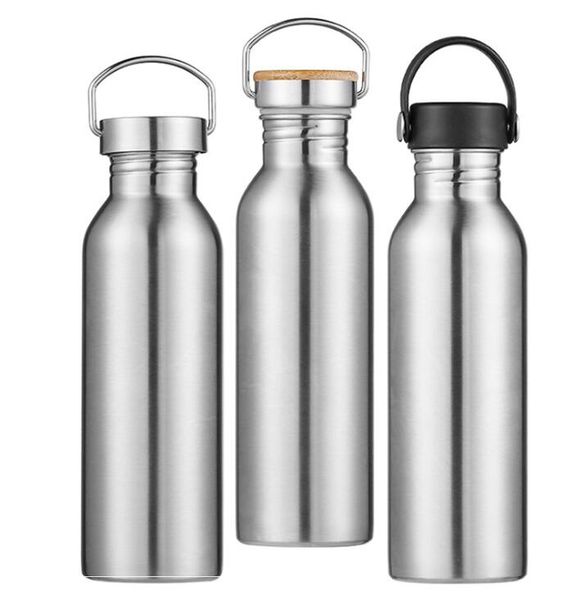 

500/1000ml stainless steel water bottle portable bpa water drinking bottle gym sports cycling cups drinkware kids school gifts
