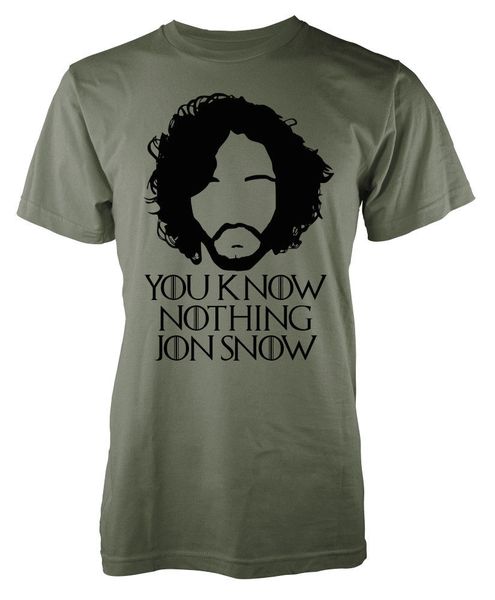 

fashion men t shirt inspired you know nothing jon snow got t shirt summer t-shirt sport hooded sweatshirt hoodie
