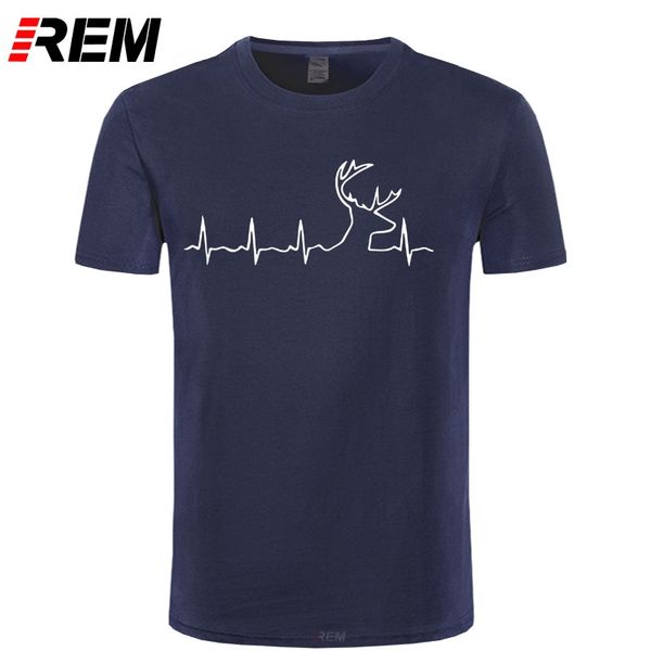 

rem hunter heartbeat dear head print summer casual short sleeve funny mens camisetas sport hooded sweatshirt hoodie men t shirt