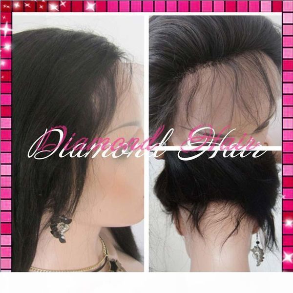 

beautiful fashion ombre color wig 1b 613 glueless lace front wig ombre full lace wig with baby hair in stock, Black;brown