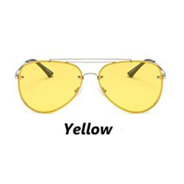 

2021 new rimless uv400 sunglasses driving glasses for women 6 colors stainless steel frame with box mbgh, White;black