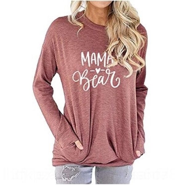 

oust1 2020 new mama women's x5ycw women's loose long sleeve 2020 new mama bear sweater bear loose long sleevesweater, White