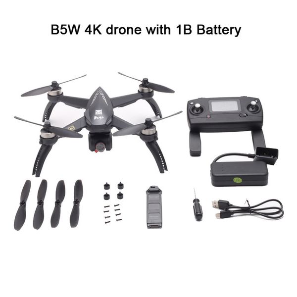 MJX bugs 5w b5w rc drone com câmera 4k 5g wifi gps brushless 1km rc distância gesto de voo foto video vídeo portátil rc quadcopter