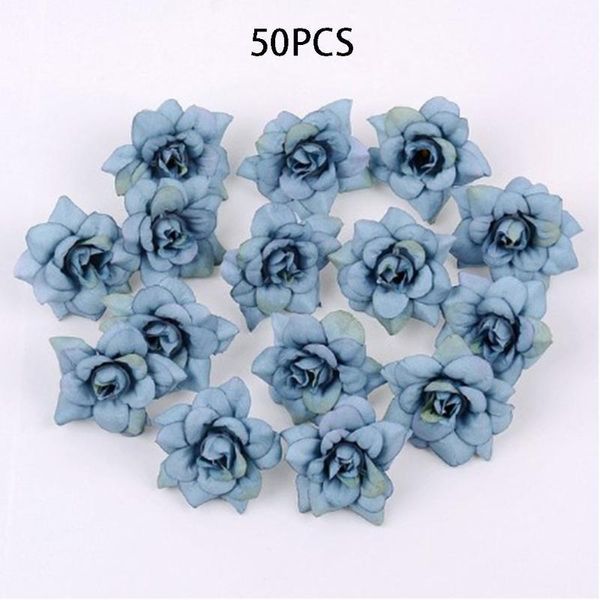 

party artificial flower heads wedding bouquet diy decoration headbands1