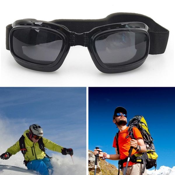 

slip motorcycle newgoggles windproof splash welding folding mirror proof color film sport glasses