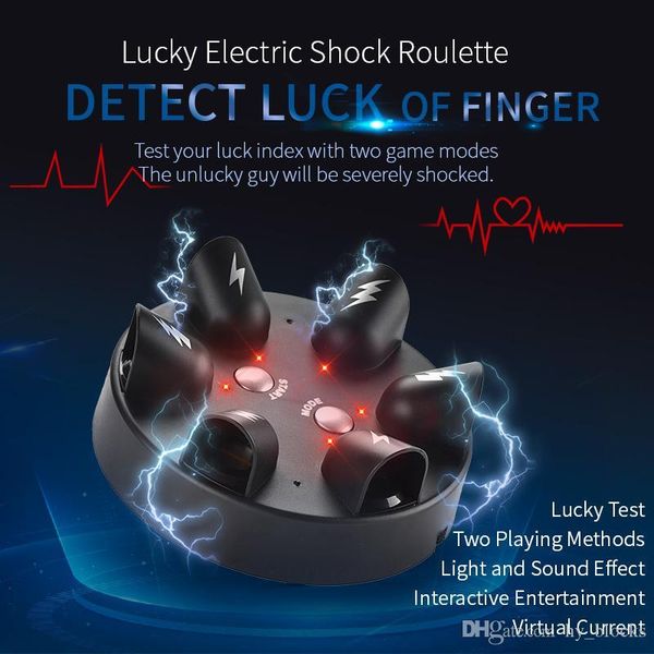 

funny test trick adjustable micro electric shock lie detector shocking liar truth party game consoles gifts toy 01