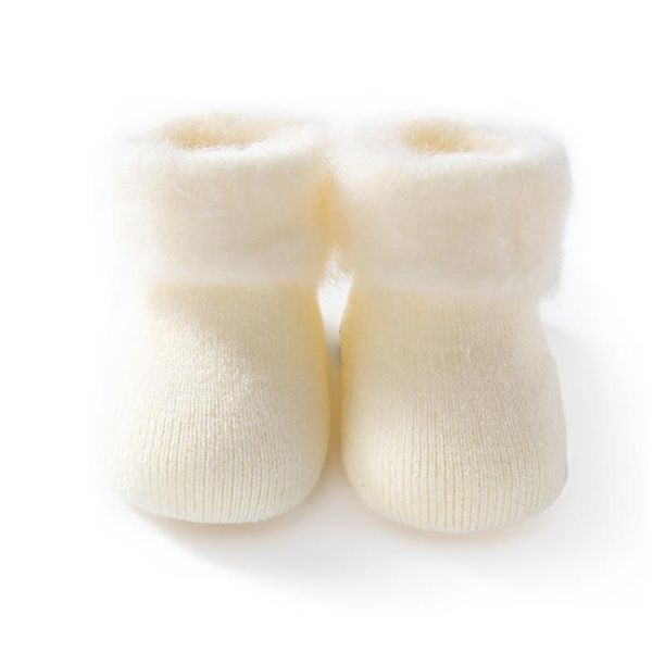 

2020 new baby socks winter thick warm socks newborn boys girls baby non-slip baby f qylxts, Pink;yellow