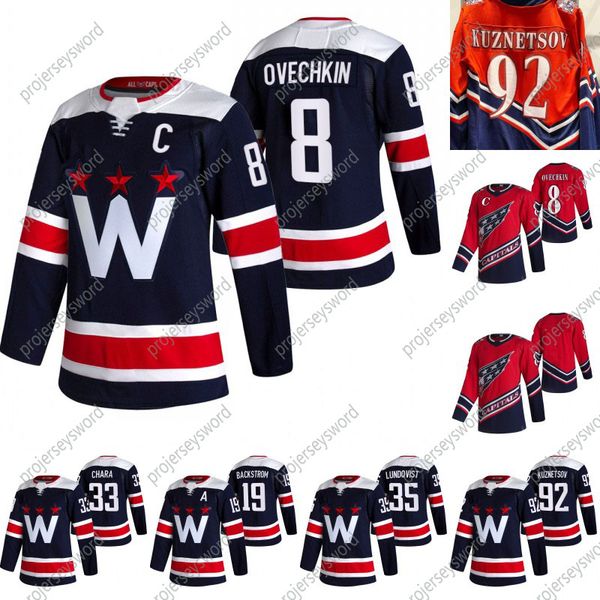 

2021 reverse retro alex ovechkin third jersey washington capitals nicklas backstrom henrik lundqvist tom wilson john carlson t.j. oshie, Black;red