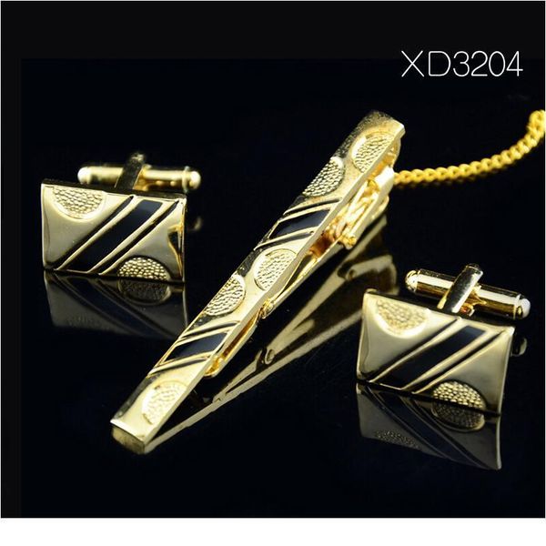 

gold tie clip and cufflink set for men classic meter tie clips cufflinks sets copper tie bar golden collar pin qylqpf, Blue;purple