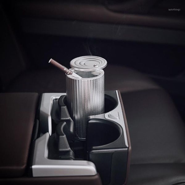 

metal car ashtray portable accessories ash cylinder trash for vehicle smoking sp991