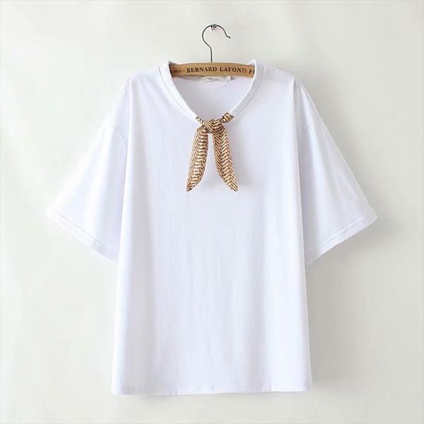 

new 2020 spring summer women t shirt oversized big plus size half sleeve ladies casual solid tee shirts, White