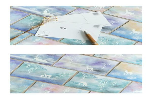 

30шт deer в сказочном design card как скрапбукинг партия приглашение diy подарочная карта сообщение карта открытка поздравительные sqcdqd ho