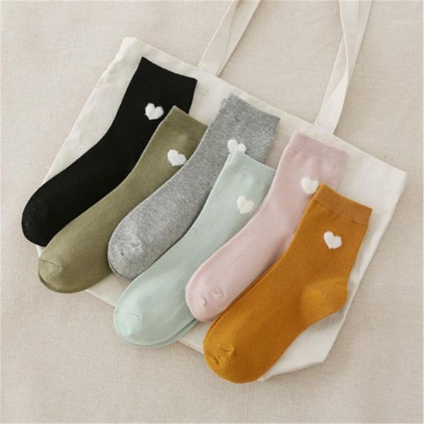 

sweet women's socks cotton heart love socks cute christmas fashion warm casual tide harajuku korean winter1, Black;white