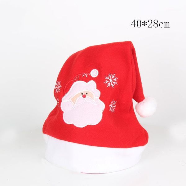 

christmas decorations children's hat red santa claus decoration1