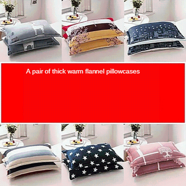 

pillow case 1 only thickened warm unfilled flannel with winter velvet coral pillowcase face farai