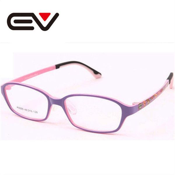 

kids slim lightweight super-tough optical glasses boys tr90 myoptia glasses frame girls cartoon cute eyewear ev0316, Black