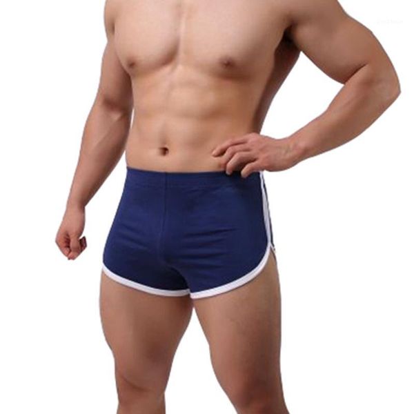 

running shorts summer mens short quick dry cotton men training bodybuilding gym run sweatpants sports 2021 sides split jogging1, Black;blue