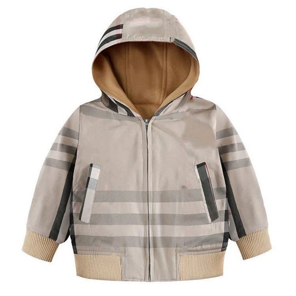 

children's clothing 4-8 years old boy jacket children spring and autumn lattice brand baby jacket spring shirt boy windbreaker y200901, Blue;gray