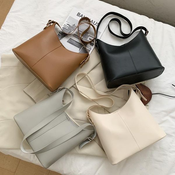 

shoulder bags bag women fall 2021 trend retro bucket steamed stuffed bun mother two-piece women's hand-picked