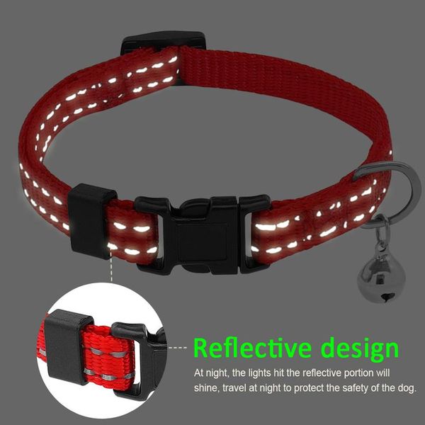 

reflective nylon dog anti flea tick collar effective against mosquitoe lice mite collars neck strap long protection from wmtsww