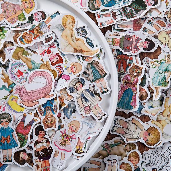 

40 house doll planner sticker diy scrapbook album diary crafts decoration label seal sticker packaging wmtwyr