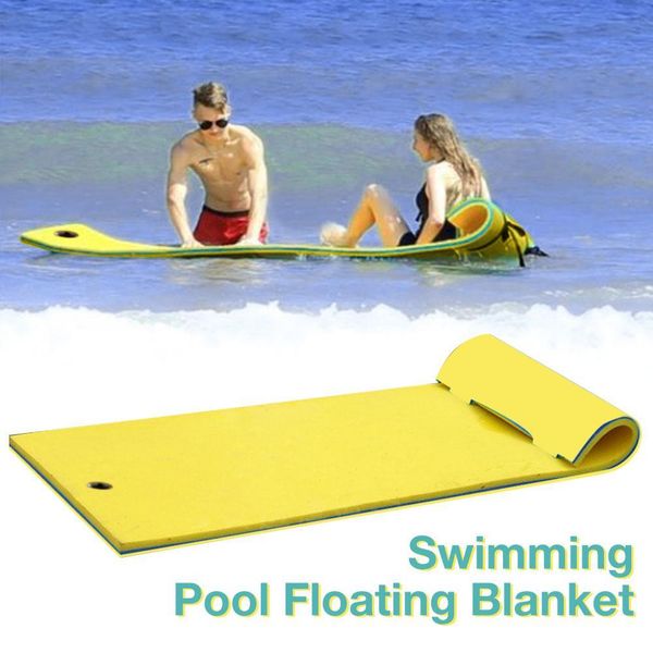 

180cm × 60x3.5cm floating water cushion tear resistant and comfortable xpe foam mat floating beach lake swimming pool relaxing water cushion