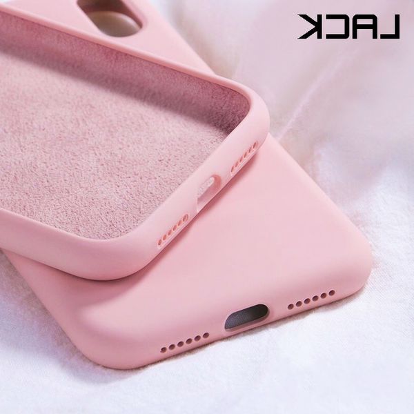 

lack candy silicone phone case for iphone 11 11pro x xs max xr 7 6 6s 8 plus solid color soft couples back cover cases