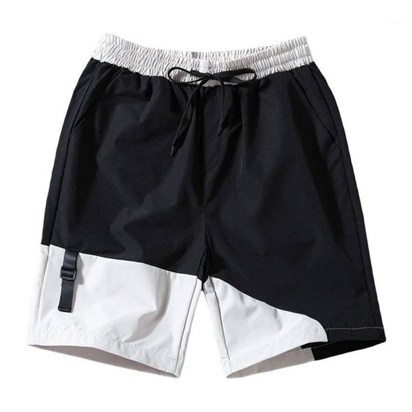

casual shorts men 2020 summer men shorts patchwork sportswear boardshorts breathable mens beach short trousers bermuda masculina1, White;black