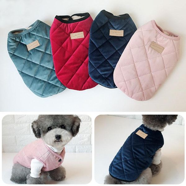 

warm pet clothing for plus velvet dog clothes for small dog coat jacket puppy outfit pet clothes dogs costume vest chihuahua