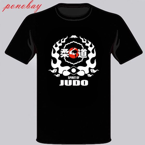 

judo grapling logo *spirit of japan martial art men's black short sleeve summer cool tees shirt sport hooded sweatshirt hoodie