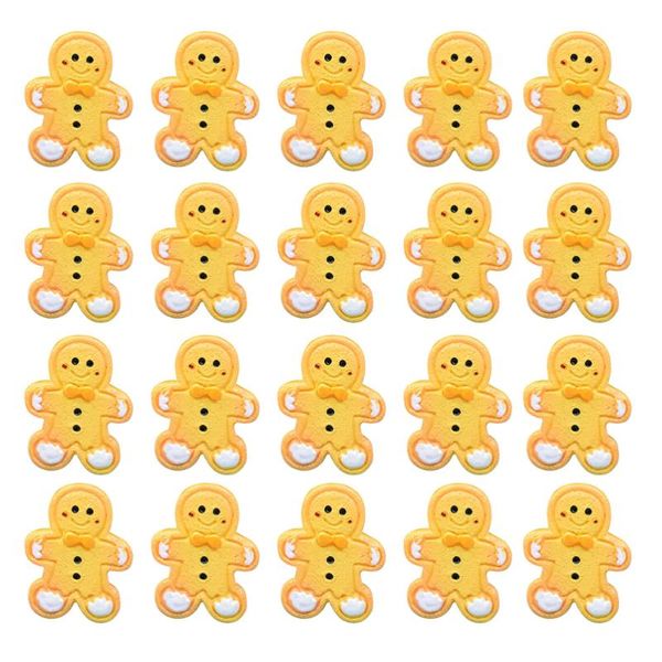 

40pcs gingerbread man mould resin gingerbread man decor christmas diy layout