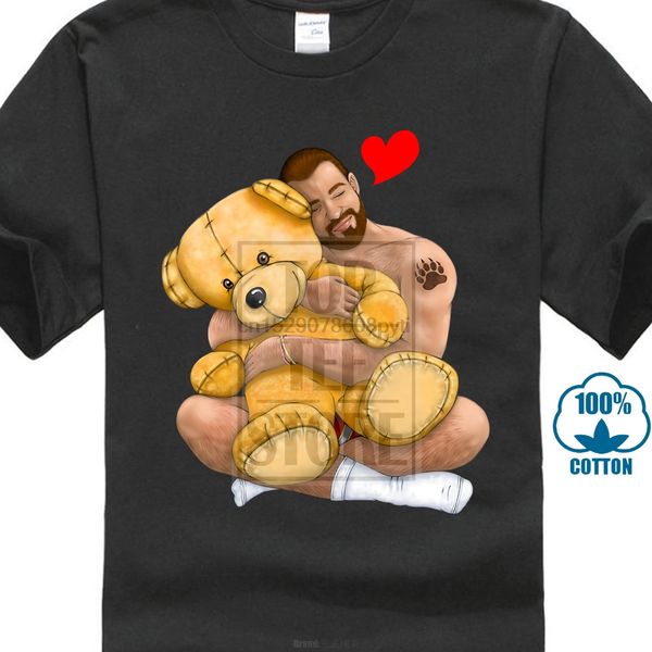 

bear hug gay pride gaybear lgbt t shirt for men plus size cotton team tee shirt 4xl 5xl 6xl camiseta sport hooded sweatshirt hoodie