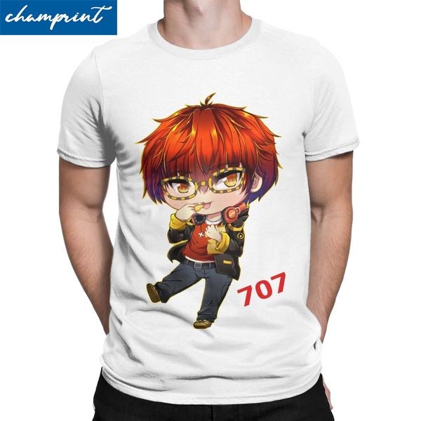 

mystic messenger saeyoung 707 for crazy mm bg otome game short sleeve clothing gift idea sport hooded sweatshirt hoodie men t shirt