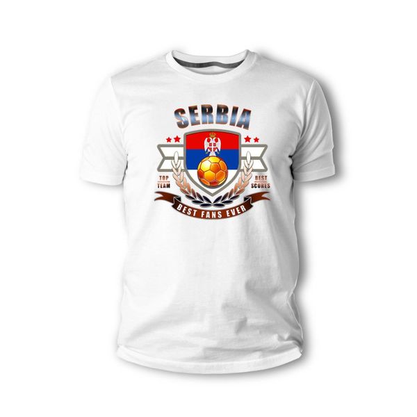

новая летняя мода t-shirt сербия мужская футболист легенда soccers fubball herren flagge майка спортивная с капюшоном толстовка толстовка