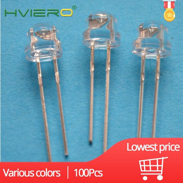 

100шт мин 5мм emitting diode straw hat белый красный зеленый синий yellowpink smd smt led ясность воды яркий широкоугольный лампы кпт bbygzm