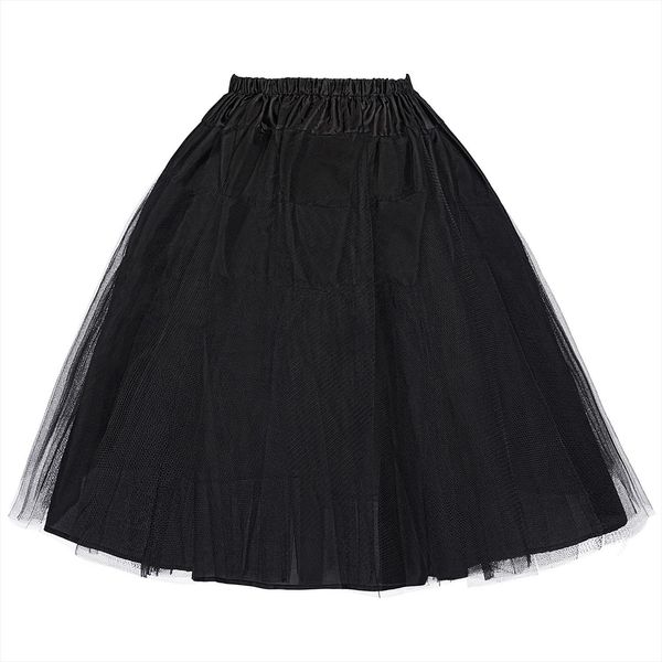 

women red black purple green vintage skirt mini crinoline petticoat underskirt two layers tulle skirt gonna tulle